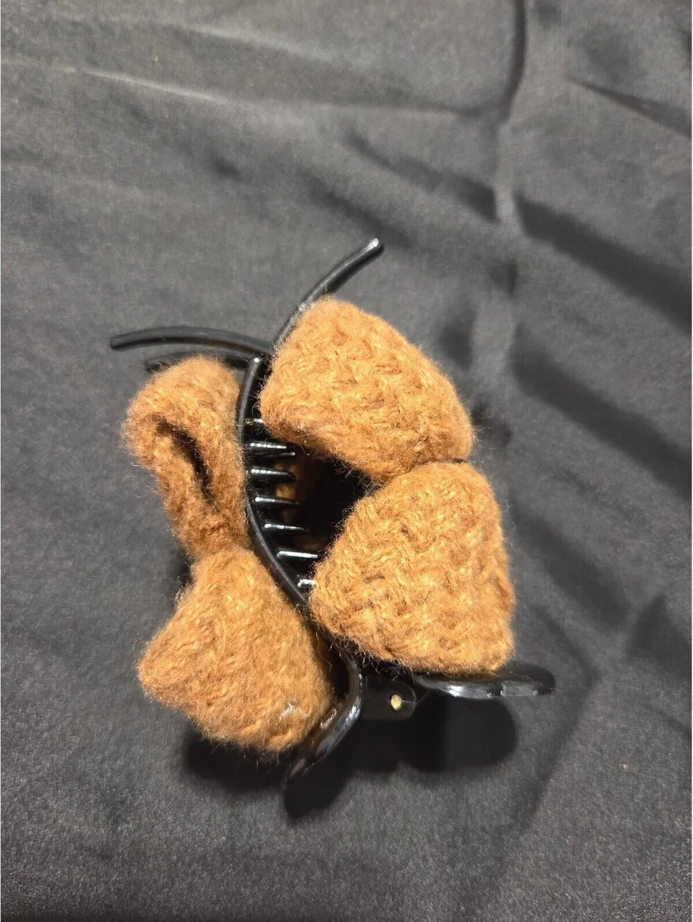 Brown Bow Claw Clip